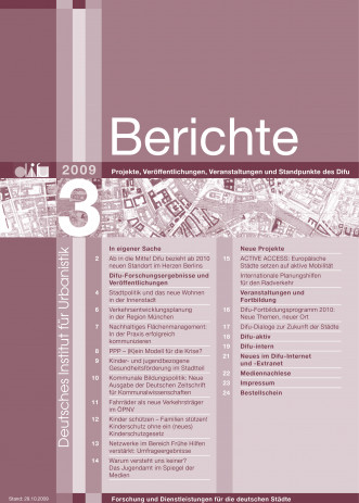Cover: Difu-Berichte 3/2009