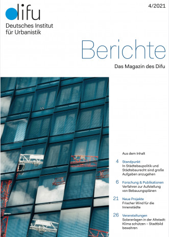 Cover des Difu-Magazins Berichte