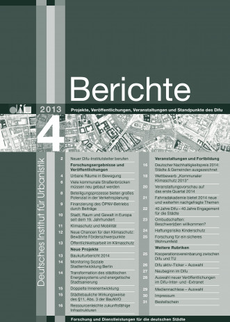 Cover: Difu-Berichte 4/2013