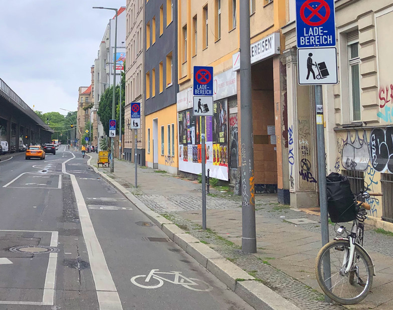 Ladebereich Gitschiner Str. 3