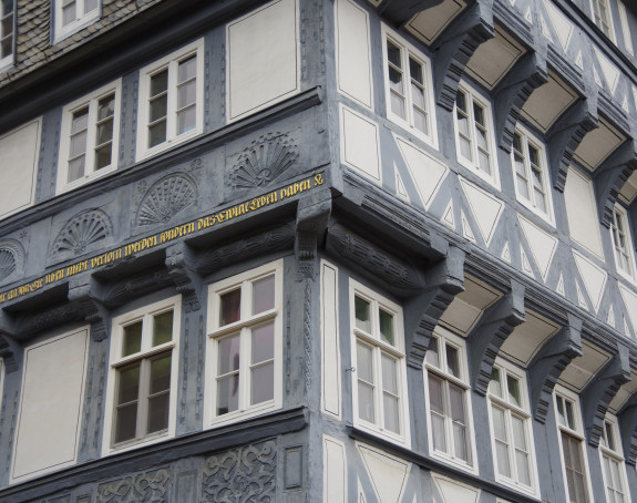 Foto eines alten Fachwerkhauses in Goslar