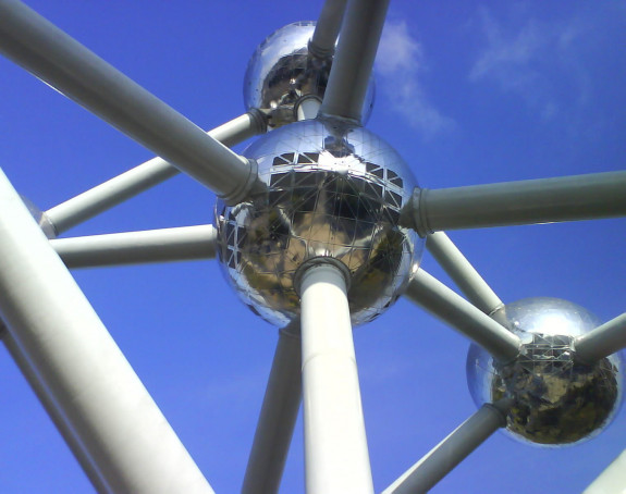 Foto der Skulptur "Atomium" in Brüssel