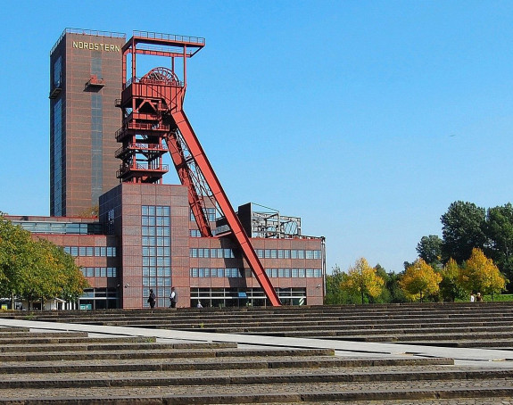 Foto des Förderturms Zeche Nordstern