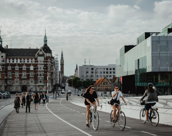 Brücke für Zufußgehende und Radfahrende