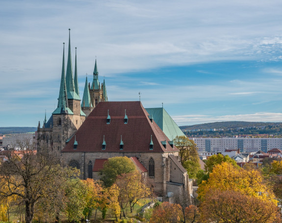 Panorama der Stadt Erfurt