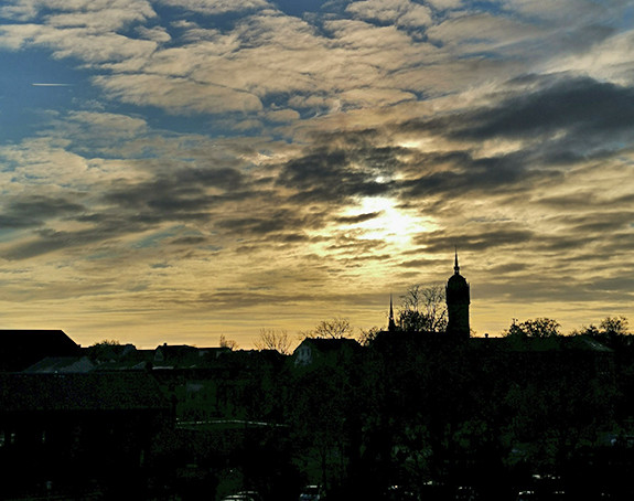 Sonnenuntergang Wittenberg