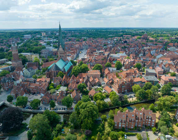 Lüneburg von oben 