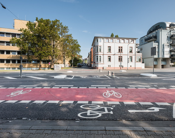Fahrradweg Darmstadt
