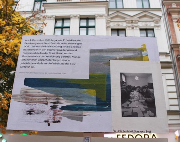 Plakat der Stadt Erfurt Plakat der Stadt Erfurt