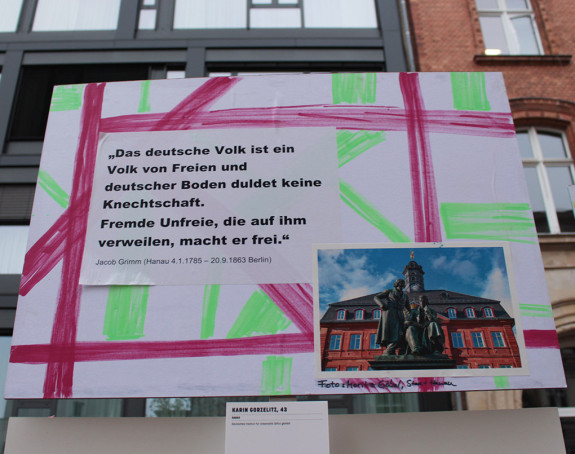 Plakat der Stadt Hanau Plakat der Stadt Hanau