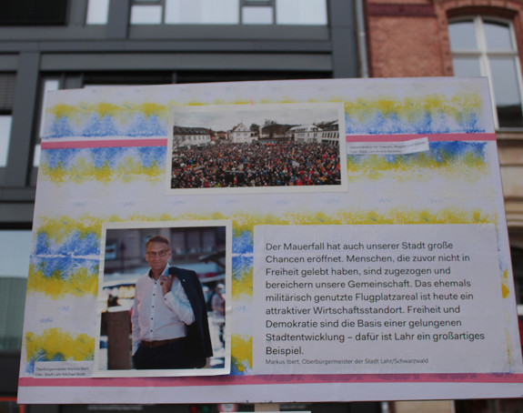 Plakat der Stadt Lahr Plakat der Stadt Lahr