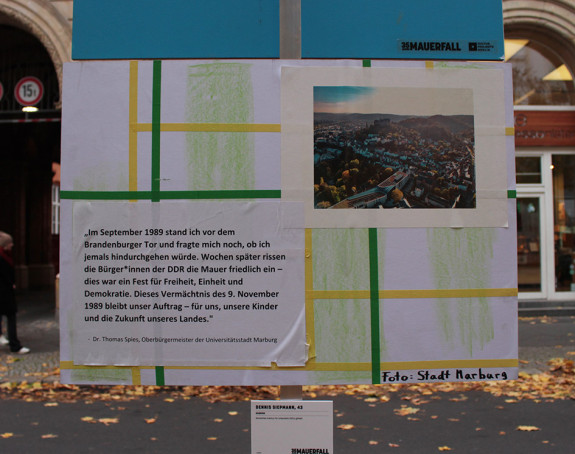 Plakat der Stadt Marburg Plakat der Stadt Marburg