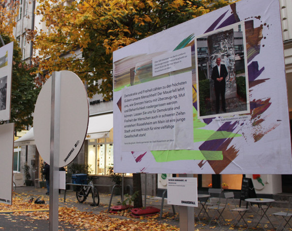 Plakat der Stadt Rüsselsheim Plakat der Stadt Rüsselsheim