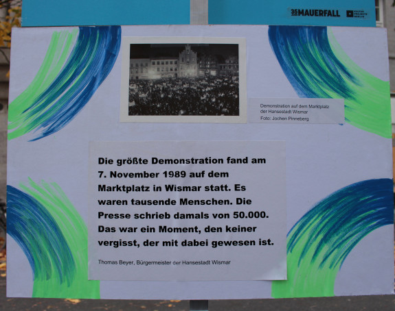 Plakat der Stadt Wismar Plakat der Stadt Wismar
