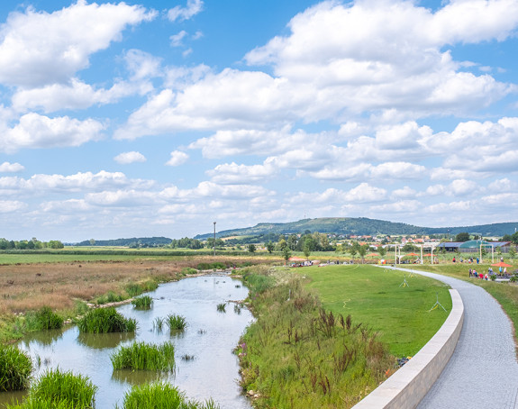 Hochwasserschutzmaßnahme der Wörnitz in Wassertrüdingen