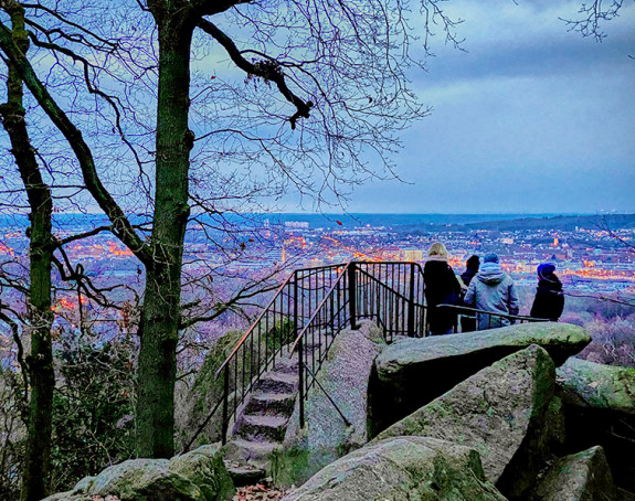Aschaffenburg Teufelskanzel auf dem Godelsberg
