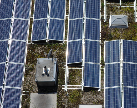 Foto: Solaranlage auf einem Dach