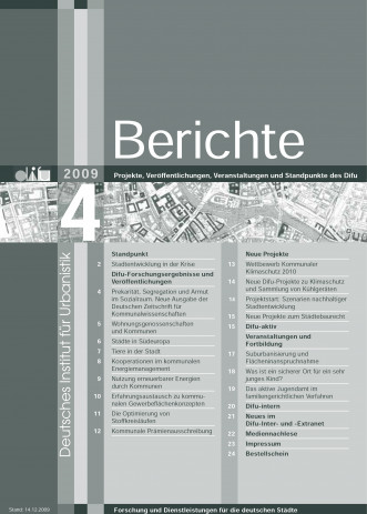 Cover: Difu-Berichte 4/2009