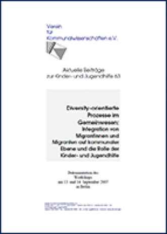 Cover: Diversity-orientierte Prozesse im Gemeinwesen. Integration von Migrantinn