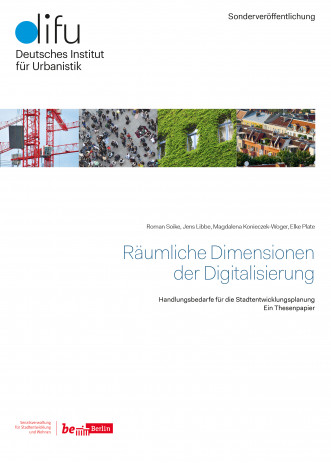 Cover Räumliche Dimensionen der Digitalisierung