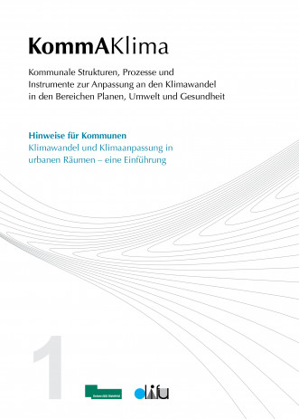 Cover: KommAKlima - Hinweise 1