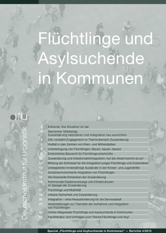 Cover: Flüchtlinge und Asylsuchende in Kommunen