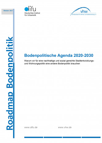 Cover: Bodenpolitische Agenda 2020-2030