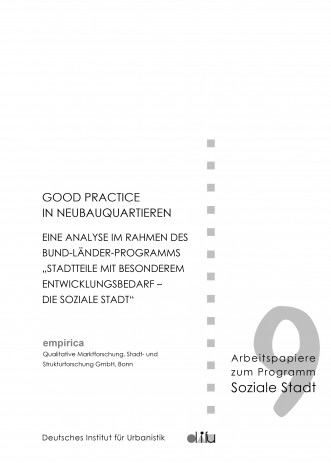 Cover: Good practice in Neubauquartieren