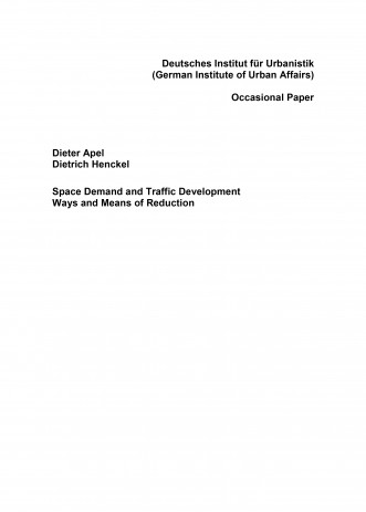 Cover: Space Demand and Traffic Development