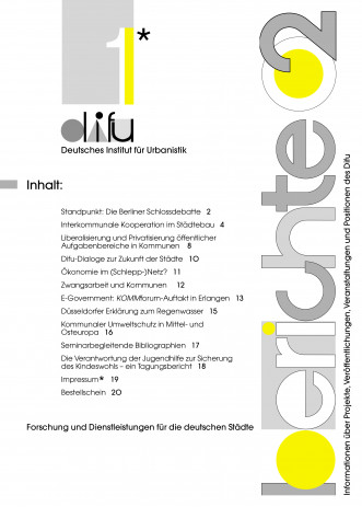Cover: Difu-Berichte 1/2002
