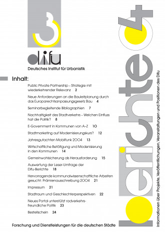 Cover: Difu-Berichte 3/2004