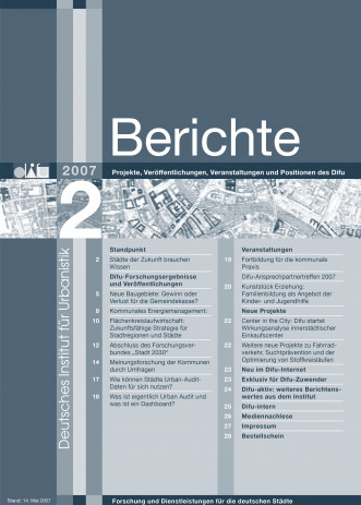 Cover:Difu-Berichte 2/2007