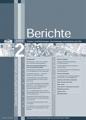 Cover: Difu-Berichte 2/2008