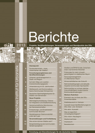 Cover: Difu-Berichte 1/2013
