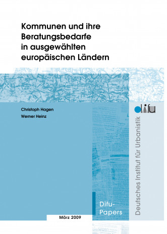 Cover: Kommunen und ihre Beratungsbedarfe in ausgewählten europäischen Ländern