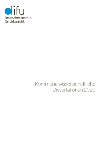 Cover Kommunalwissenschaftliche Dissertationen 2020