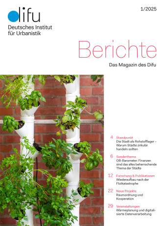 Cover Berichteheft 1/2025