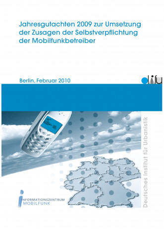 Cover: Jahresgutachten 2009 zur Umsetzung der Zusagen der Selbstverpflichtung de