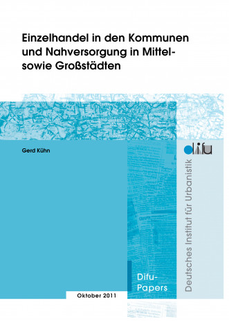 Cover: Einzelhandel in den Kommunen und Nahversorgung in Mittel- sowie Groß...