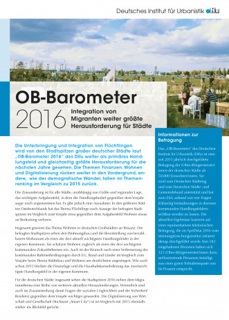 Cover: OB-Barometer 2016