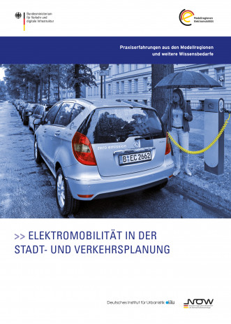 Cover: Elektromobilität in der Stadt- und Verkehrsplanung