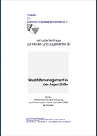 Cover: Qualitätsmanagement in der Jugendhilfe