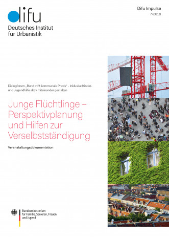 Cover "Junge Flüchtlinge - Perspektivplanung und Hilfen zur Verselbstständigung"