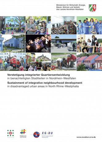 Cover: Verstetigung integrierter Quartiersentwicklung in benachteiligten Stadtte