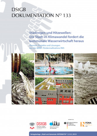 Cover: Starkregen und Hitzewellen: Die Stadt im Klimawandel fordert die kommunal