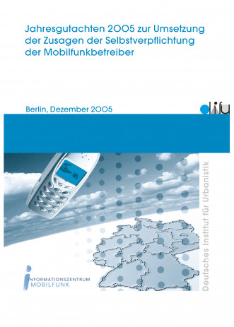 Cover: Jahresgutachten 2005 zur Umsetzung der Zusagen der Selbstverpflichtung de