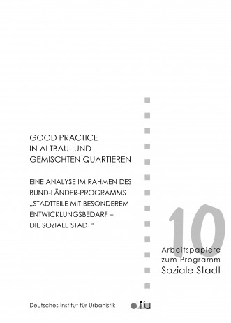 Cover: Good Practice in Altbau- und gemischten Quartieren