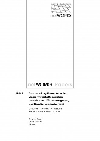 Cover: Benchmarking-Konzepte in der Wasserwirtschaft: zwischen betrieblicher...