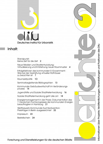Cover: Difu-Berichte 3/2002