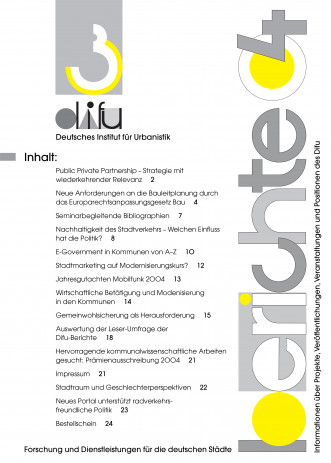 Cover: Difu-Berichte 3/2004